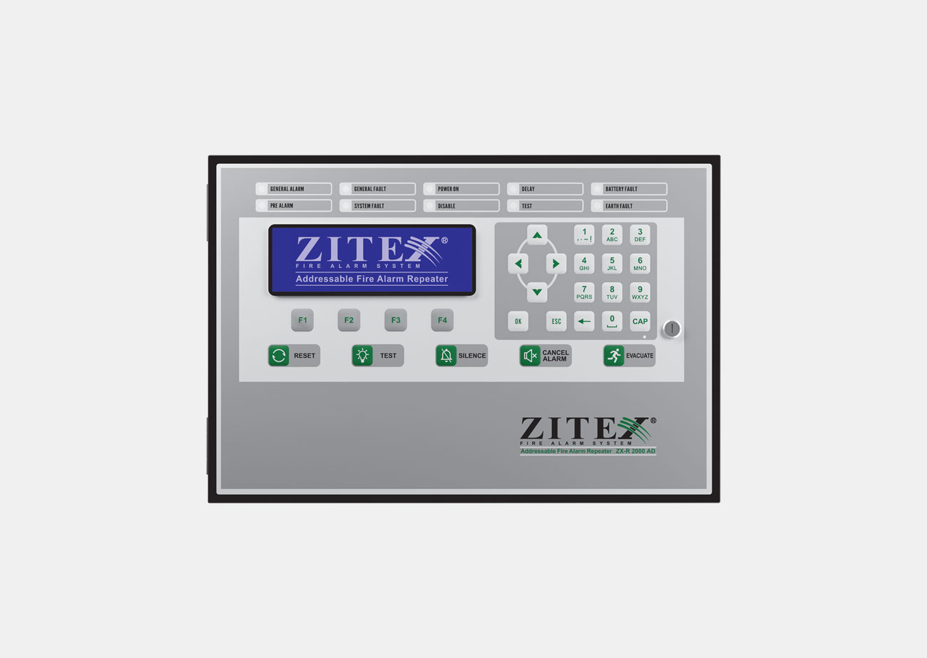Addressable Repeater ZX-R 2000 AD - زیتکس اولین تولید کننده اعلام 