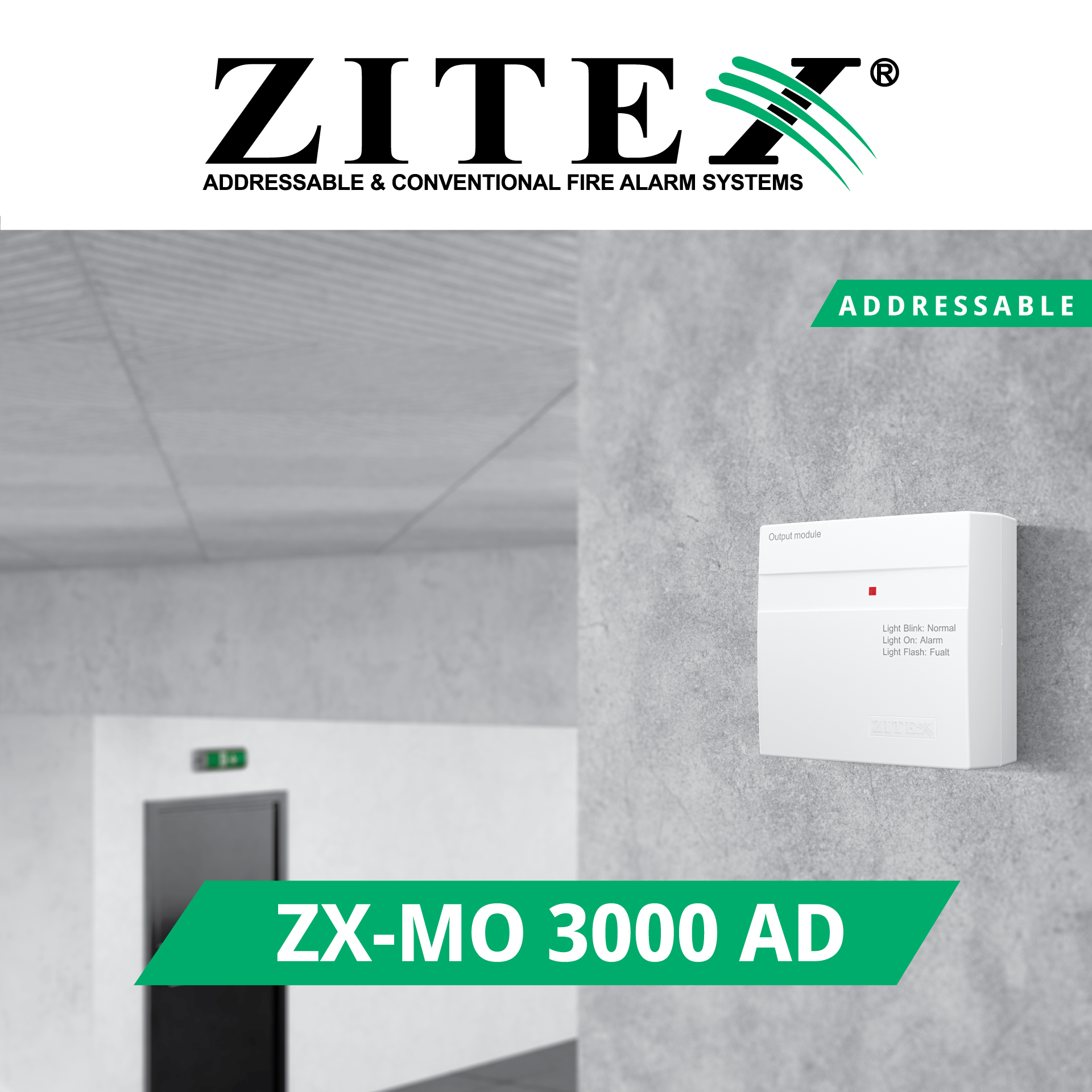 ماژول خروجی آدرس پذیر ZX-MO 3000 AD