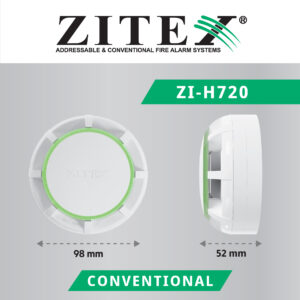 پست اینستاگرام دتکتور حرارتی دما ثابت / افزایشی کانونشنال ZI-H 720​