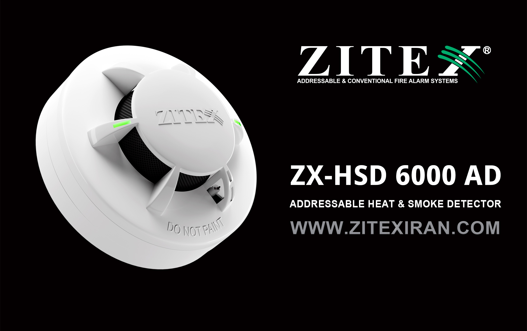 دتکتور ترکیبی دود و حرارت آدرس پذیر ZX-HSD 6000 AD زیتکس
